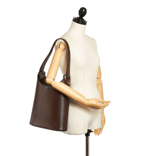 ルイ ヴィトン エピ ヴェルソー ハンドバッグ ワンショルダーバッグ M5281D モカ ブラウン レザー レディース LOUIS VUITTON 【中古】