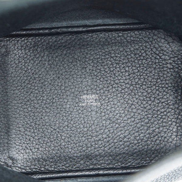 エルメス ピコタンPM シルバー金具 ハンドバッグ ノワール ブラック トリヨンクレマンス レディース HERMES 【中古】