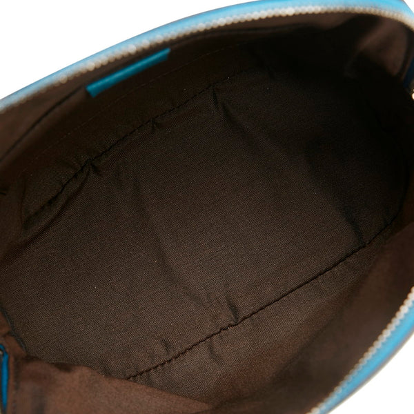 グッチ シェリーライン ハンドバッグ ショルダーバッグ 2WAY 341504 ブルー レザー レディース GUCCI 【中古】