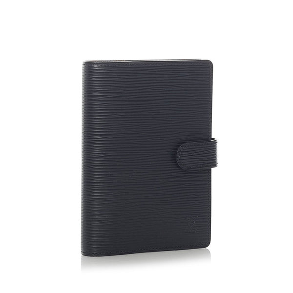 ルイ ヴィトン エピ アジェンダ PM 手帳カバー R20052 ノワール ブラック レザー レディース LOUIS VUITTON 【中古】