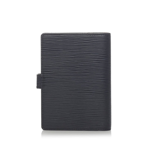 ルイ ヴィトン エピ アジェンダ PM 手帳カバー R20052 ノワール ブラック レザー レディース LOUIS VUITTON 【中古】