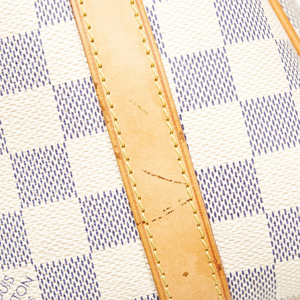 ルイ ヴィトン ダミエ アズール ストレーザPM ショルダーバッグ N42220 ホワイト PVC レザー レディース LOUIS VUITTON 【中古】