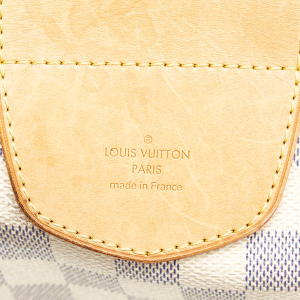 ルイ ヴィトン ダミエ アズール ストレーザPM ショルダーバッグ N42220 ホワイト PVC レザー レディース LOUIS VUITTON 【中古】
