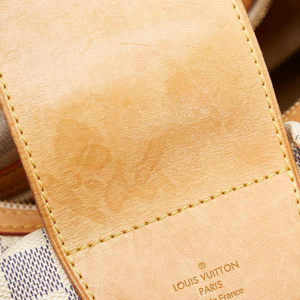 ルイ ヴィトン ダミエ アズール ストレーザPM ショルダーバッグ N42220 ホワイト PVC レザー レディース LOUIS VUITTON 【中古】