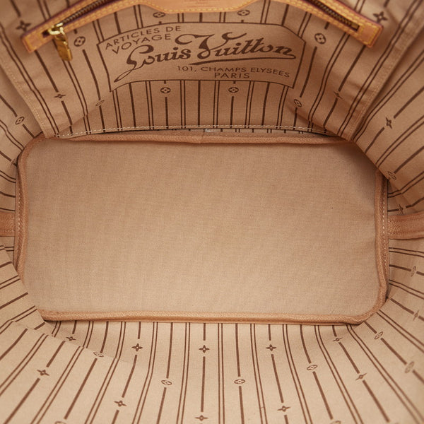 ルイ ヴィトン モノグラム ネヴァーフルMM ショルダーバッグ トートバッグ M40156 ブラウン PVC レザー レディース LOUIS VUITTON 【中古】