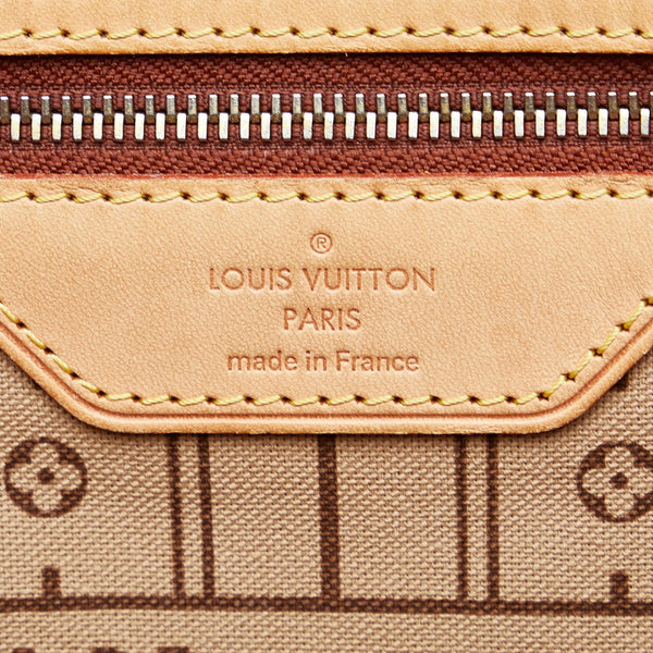 ルイ ヴィトン モノグラム ネヴァーフルMM ショルダーバッグ トートバッグ M40156 ブラウン PVC レザー レディース LOUIS VUITTON 【中古】