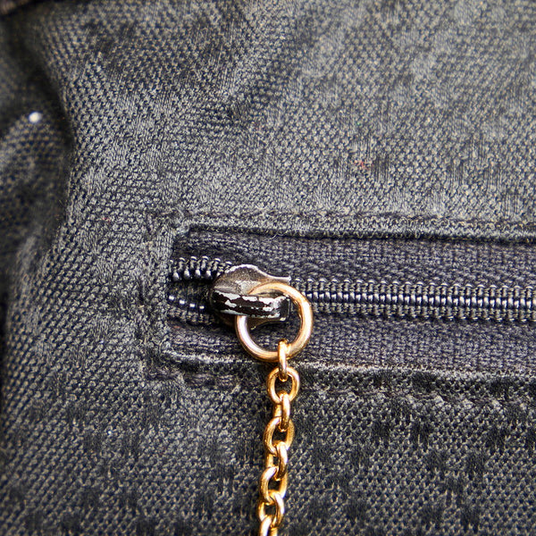 グッチ バンブー 008 2058 ブラック レザー リュック バックパック レディース GUCCI 【中古】