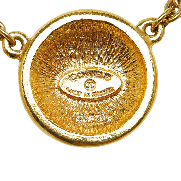 シャネル ヴィンテージ ココマーク ラウンド ネックレス ゴールド メッキ レディース CHANEL 【中古】