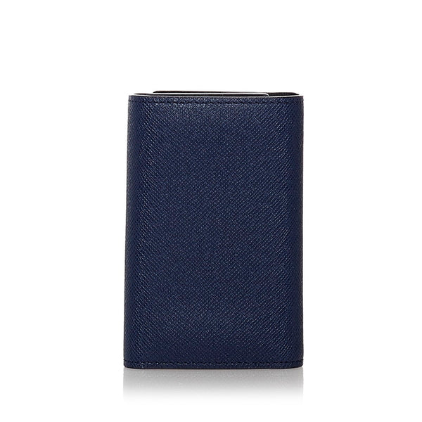 エム シー エム キーケース ネイビー レッド ブラック ベージュ レザー メンズ MCM 【中古】