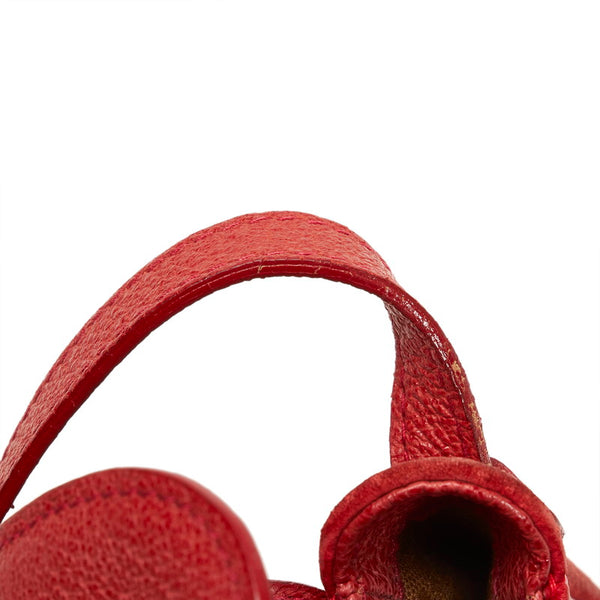 グッチ オールドグッチ サドルバッグ 斜め掛け ミニ ショルダーバッグ 007 113 レッド スウェード レザー レディース GUCCI 【中古】