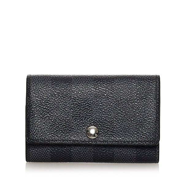 ルイ ヴィトン ダミエ グラフィット ミュルティクレ 6 キーケース N62662 ブラック グレー PVC レザー メンズ LOUIS VUITTON 【中古】