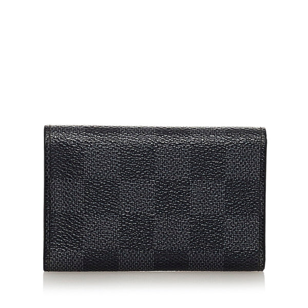 ルイ ヴィトン ダミエ グラフィット ミュルティクレ 6 キーケース N62662 ブラック グレー PVC レザー メンズ LOUIS VUITTON 【中古】