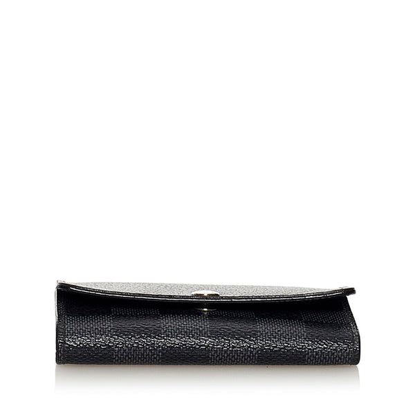 ルイ ヴィトン ダミエ グラフィット ミュルティクレ 6 キーケース N62662 ブラック グレー PVC レザー メンズ LOUIS VUITTON 【中古】