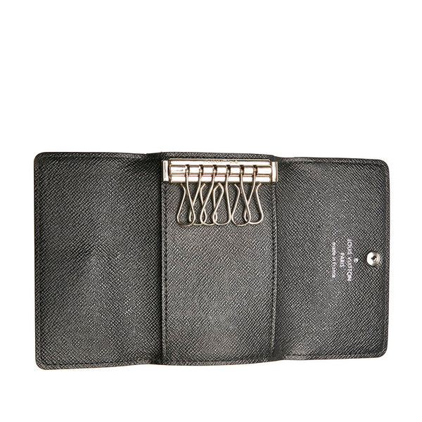 ルイ ヴィトン ダミエ グラフィット ミュルティクレ 6 キーケース N62662 ブラック グレー PVC レザー メンズ LOUIS VUITTON 【中古】