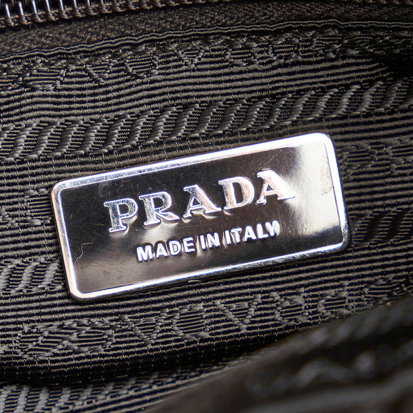 プラダ ハンドバッグ ショルダーバッグ 2WAY ブラック ナイロン レザー レディース PRADA 【中古】