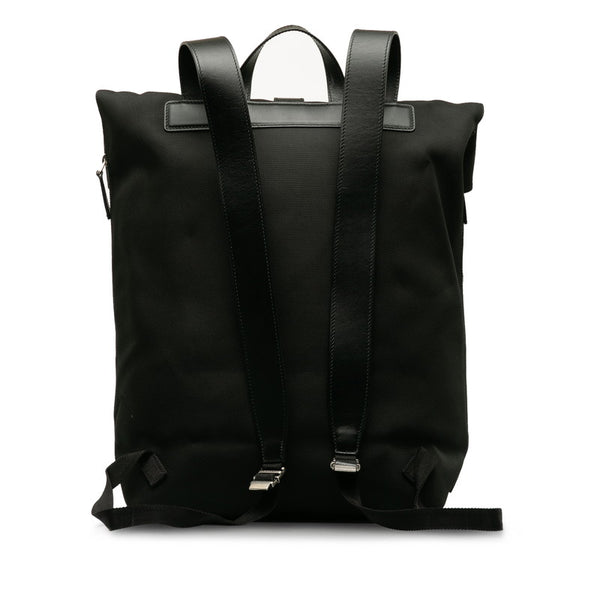 グッチ シェリーライン リュック バックパック 337075 ブラック マルチカラー キャンバス レザー メンズ GUCCI 【中古】