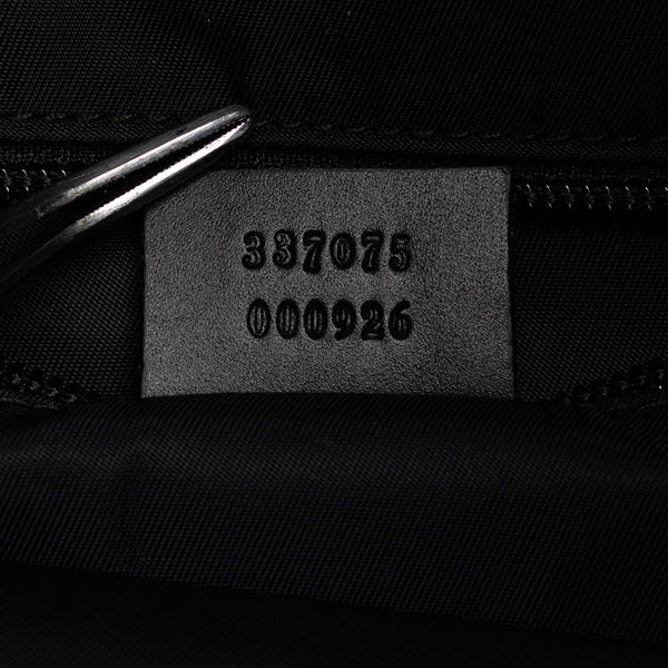 グッチ シェリーライン リュック バックパック 337075 ブラック マルチカラー キャンバス レザー メンズ GUCCI 【中古】