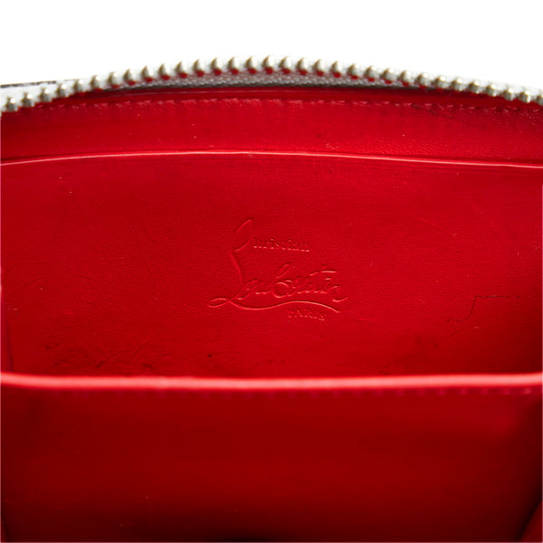 クリスチャンルブタン ルブタンリボン パネトーネ 小銭入れ コインケース 1195246 シルバー オーロラ レザー レディース Christian Louboutin 【中古】