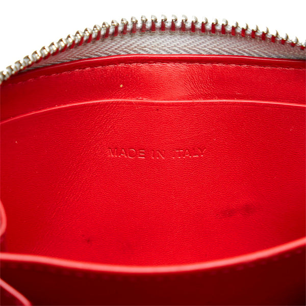 クリスチャンルブタン ルブタンリボン パネトーネ 小銭入れ コインケース 1195246 シルバー オーロラ レザー レディース Christian Louboutin 【中古】