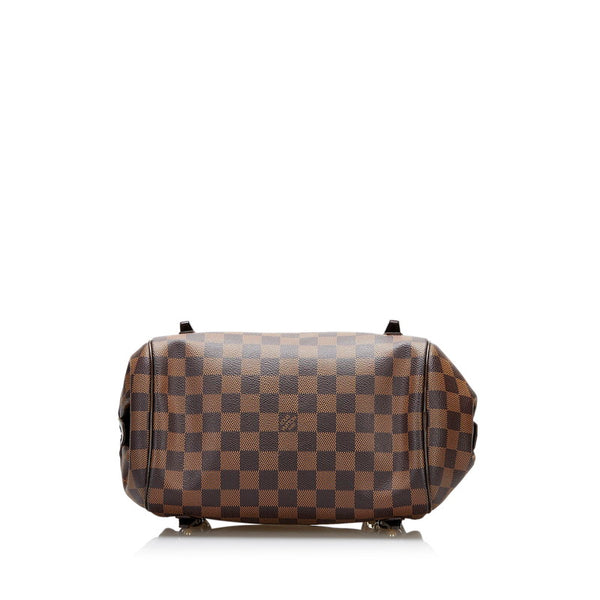 ルイ ヴィトン ダミエ リヴィントンGM ハンドバッグ ショルダーバッグ N41158 ブラウン PVC レザー レディース LOUIS VUITTON 【中古】