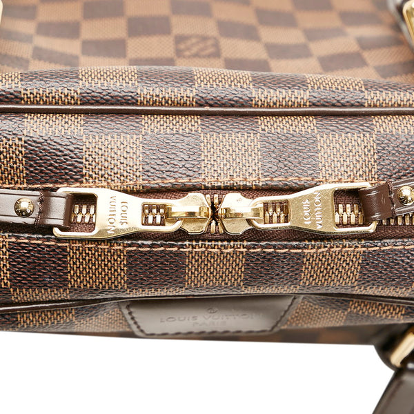 ルイ ヴィトン ダミエ リヴィントンGM ハンドバッグ ショルダーバッグ N41158 ブラウン PVC レザー レディース LOUIS VUITTON 【中古】