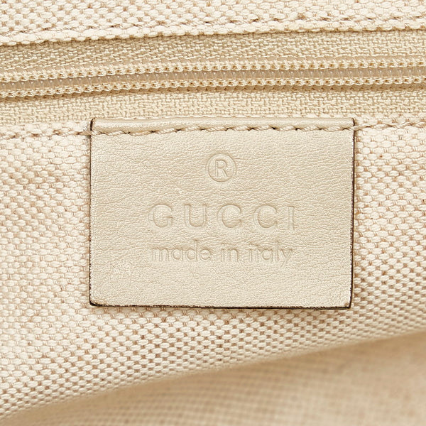 グッチ GGキャンバス ハンドバッグ ショルダーバッグ 2WAY 223974 ベージュ レザー キャンバス レディース GUCCI 【中古】