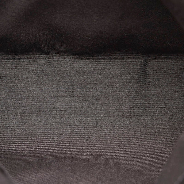 グッチ GGキャンバス ショルダーバッグ トートバッグ 120837 ブラック キャンバス レザー レディース GUCCI 【中古】