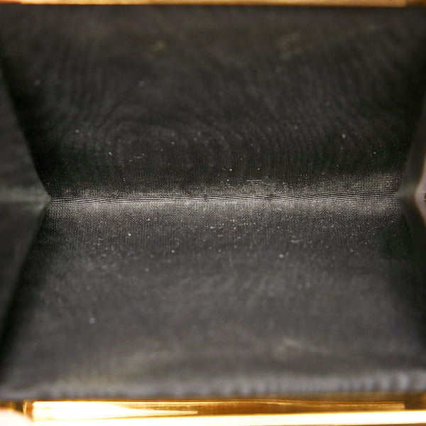 シャネル ココマーク ブラック ラムスキン 二つ折り財布 レディース CHANEL 【中古】