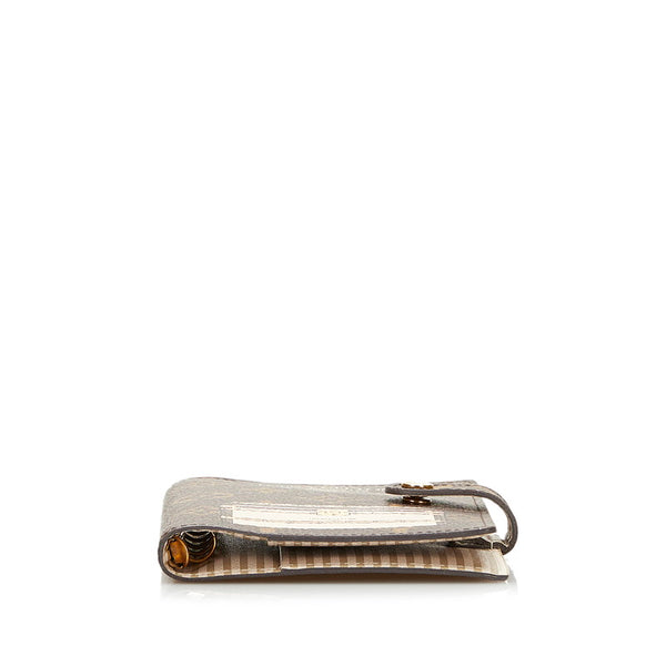 ルイ ヴィトン モノグラム アジェンダPM 手帳カバー システム手帳 ミニ6穴 R20028 ブラウン PVC レディース LOUIS VUITTON 【中古】