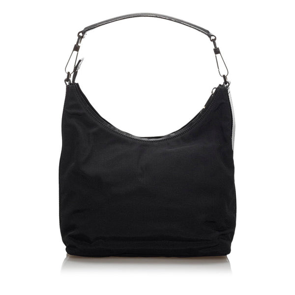 グッチ ワンショルダーバッグ 000 0602 ブラック ナイロン レザー レディース GUCCI 【中古】
