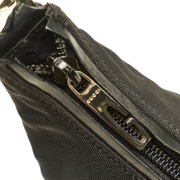 グッチ ワンショルダーバッグ 000 0602 ブラック ナイロン レザー レディース GUCCI 【中古】