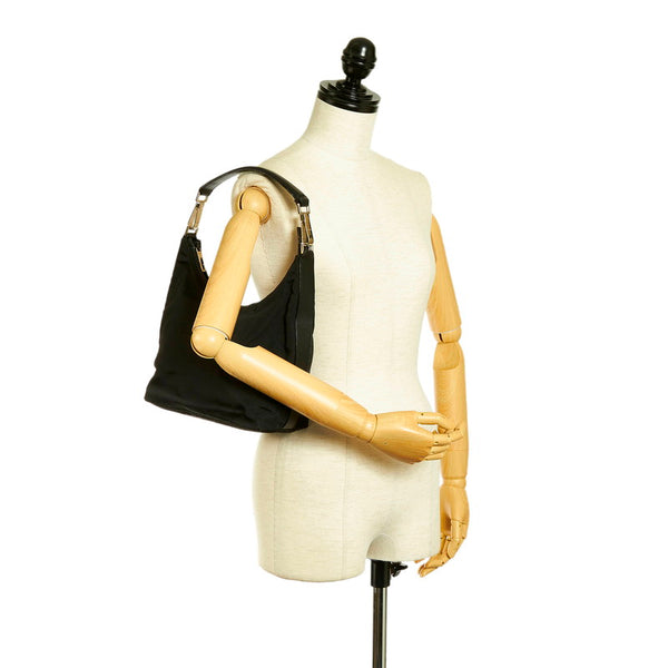 グッチ ワンショルダーバッグ 000 0602 ブラック ナイロン レザー レディース GUCCI 【中古】