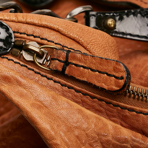 フェンディ チェーン ワンショルダーバッグ 8BR563 ブラウン レザー レディース FENDI 【中古】
