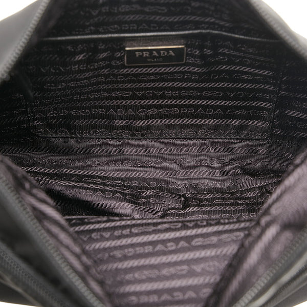 プラダ 斜め掛け ショルダーバッグ 1BC421 ブラック ナイロン レディース PRADA 【中古】
