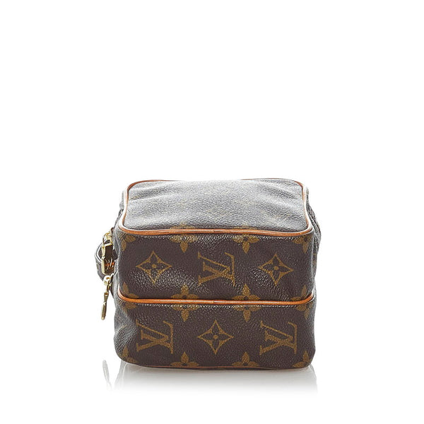 ルイ ヴィトン モノグラム ミニ アマゾン 斜め掛け ショルダーバッグ M45238 ブラウン PVC レザー レディース LOUIS VUITTON 【中古】