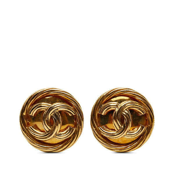 シャネル ココマーク ヴィンテージ イヤリング ゴールド メッキ レディース CHANEL 【中古】