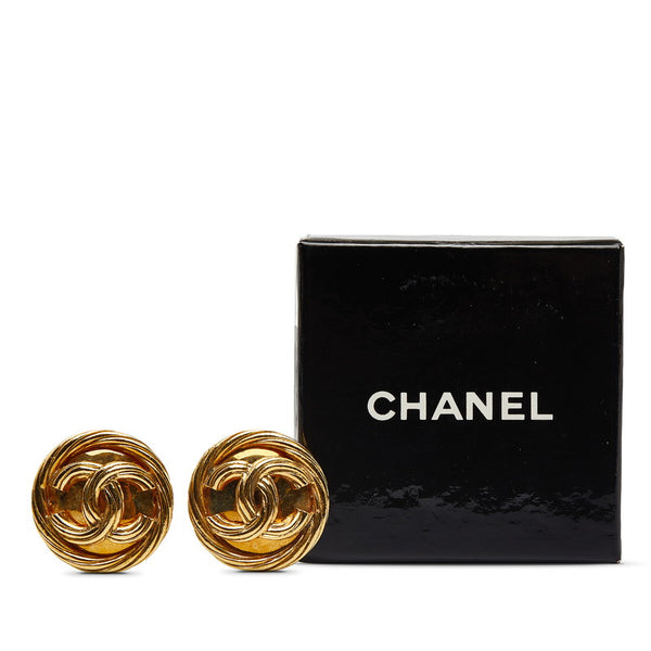 シャネル ココマーク ヴィンテージ イヤリング ゴールド メッキ レディース CHANEL 【中古】