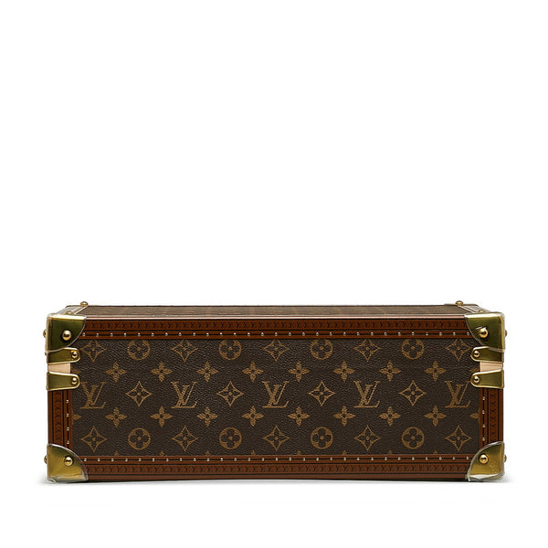 ルイ ヴィトン モノグラム コトヴィル40 スーツケース トランク M21424 ブラウン PVC レザー レディース LOUIS VUITTON 【中古】
