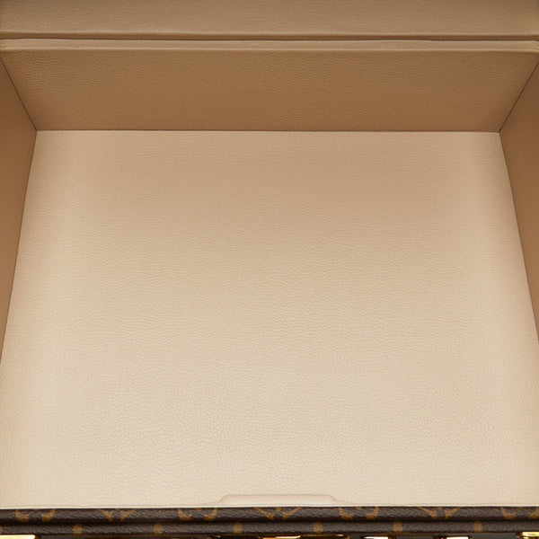 ルイ ヴィトン モノグラム コトヴィル40 スーツケース トランク M21424 ブラウン PVC レザー レディース LOUIS VUITTON 【中古】