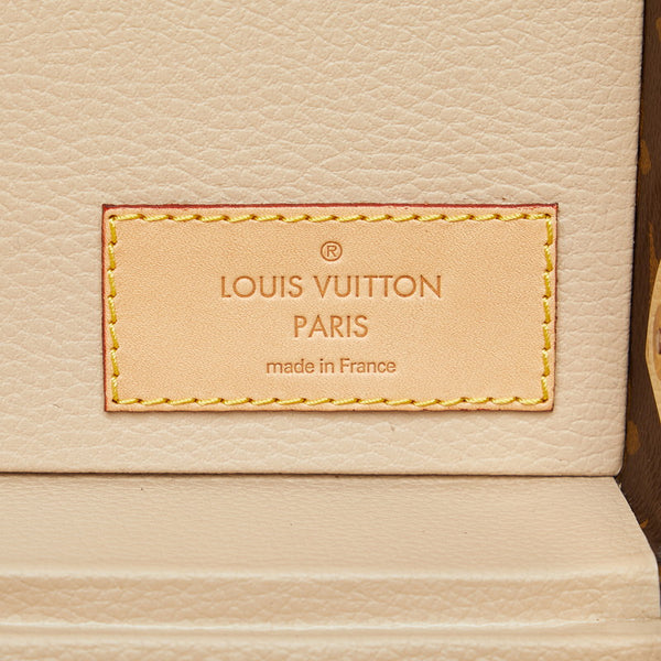 ルイ ヴィトン モノグラム コトヴィル40 スーツケース トランク M21424 ブラウン PVC レザー レディース LOUIS VUITTON 【中古】