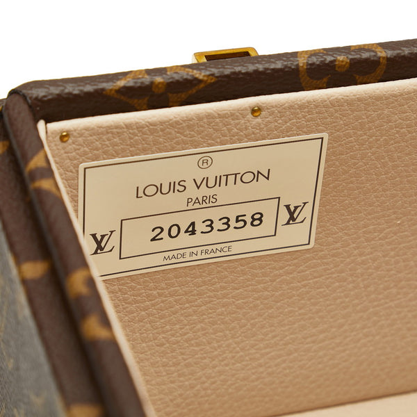 ルイ ヴィトン モノグラム コトヴィル40 スーツケース トランク M21424 ブラウン PVC レザー レディース LOUIS VUITTON 【中古】