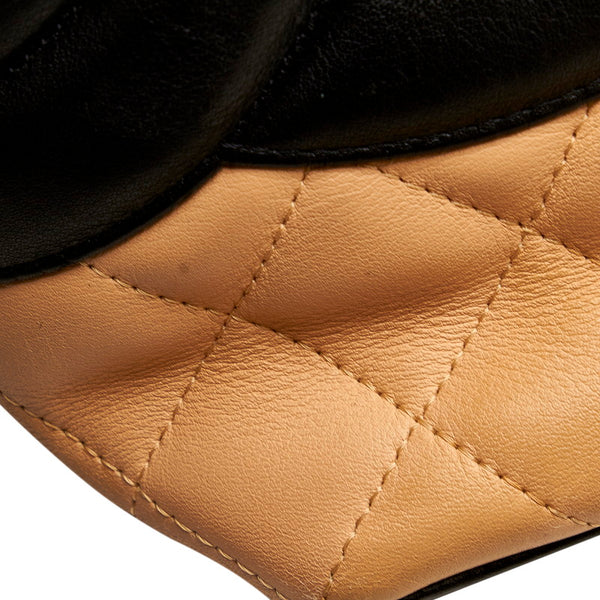 シャネル カンボン ココマーク ハンドバッグ トートバッグ ベージュ ブラウン レザー レディース CHANEL 【中古】