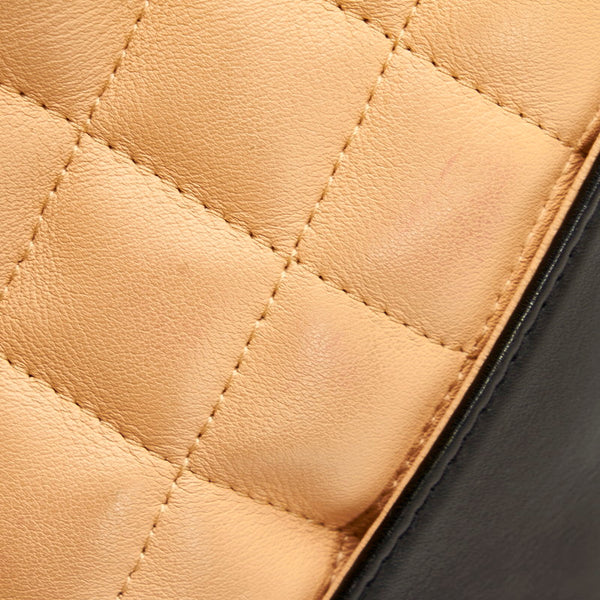 シャネル カンボン ココマーク ハンドバッグ トートバッグ ベージュ ブラウン レザー レディース CHANEL 【中古】