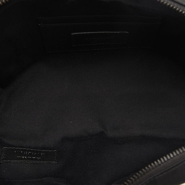 サンローラン グルーミングケース セカンドバッグ ポーチ 635166 ブラック ナイロン レザー メンズ SAINT LAURENT 【中古】