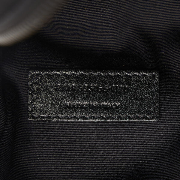 サンローラン グルーミングケース セカンドバッグ ポーチ 635166 ブラック ナイロン レザー メンズ SAINT LAURENT 【中古】