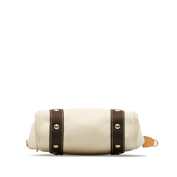 ルイ ヴィトン アンティグア カバPM  トートバッグ M40039  エクリュ ホワイト キャンバス レディース LOUIS VUITTON 【中古】