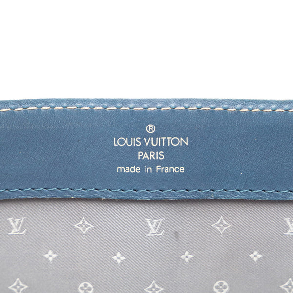 ルイ ヴィトン スハリ アンプレヴィジーブル トートバッグ M91817 ブルー  カーフ レザー レディース LOUIS VUITTON 【中古】