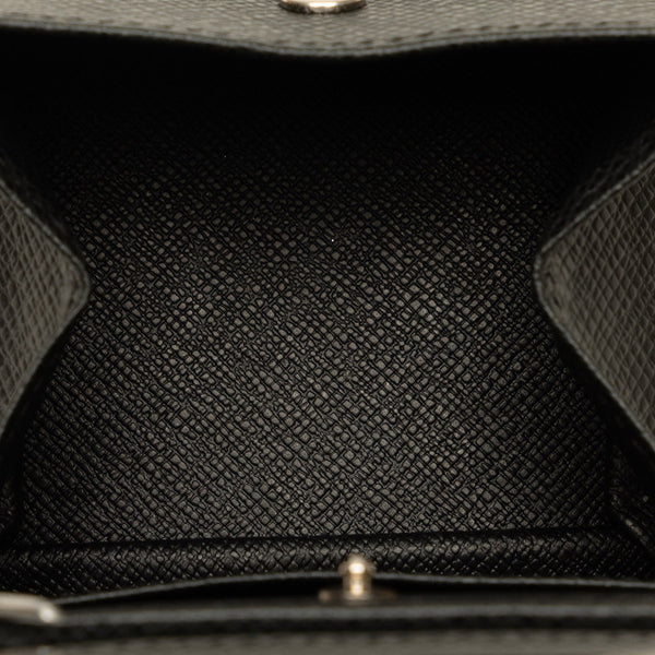 ルイ ヴィトン タイガ ポルトモネ ボワット コインケース M30382 アルドワーズ ブラック レザー レディース LOUIS VUITTON 【中古】