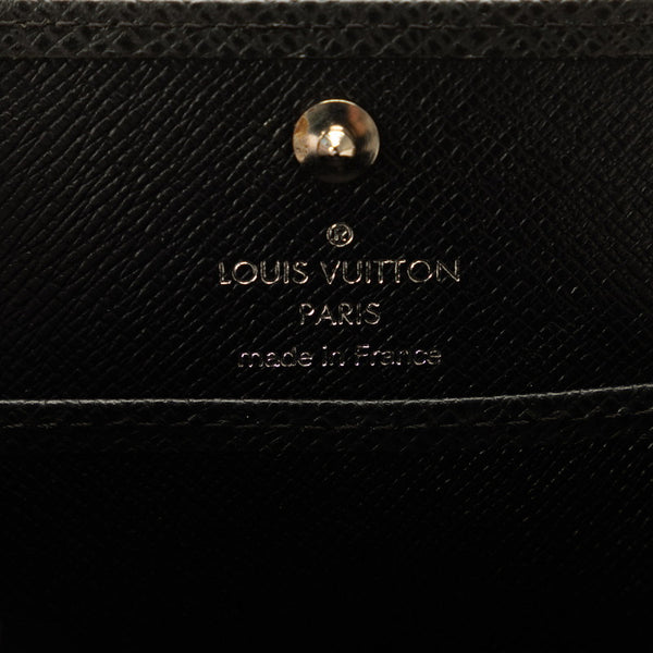 ルイ ヴィトン タイガ ポルトモネ ボワット コインケース M30382 アルドワーズ ブラック レザー レディース LOUIS VUITTON 【中古】