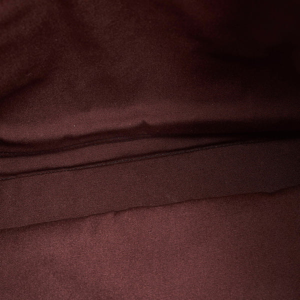 エルメス フールトゥMM ブラウン コットンキャンバス ハンドバッグ メンズ HERMES 【中古】